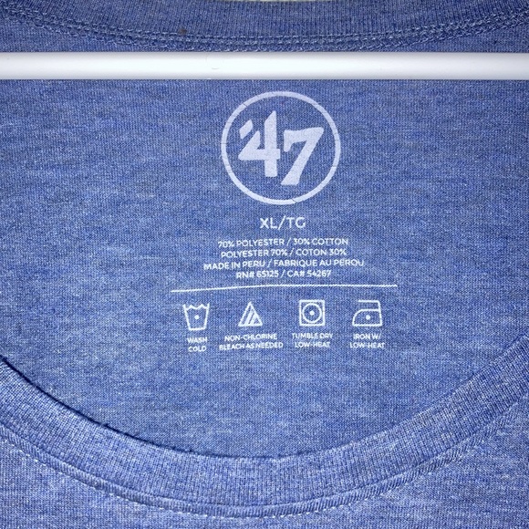 Blue XL Washington Nat’s blouse brand 47 - Picture 2 of 4